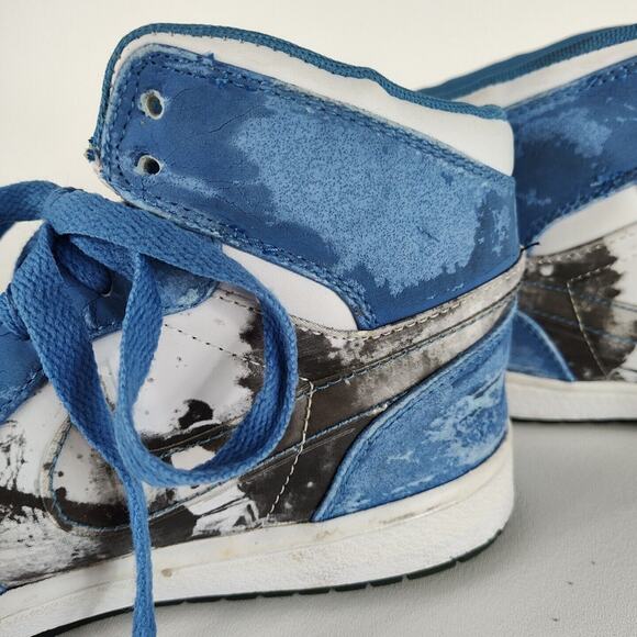 Air Jordan 1 Retro Alpha White University Blue 8 Men (Read Description) - Picture 7 of 14